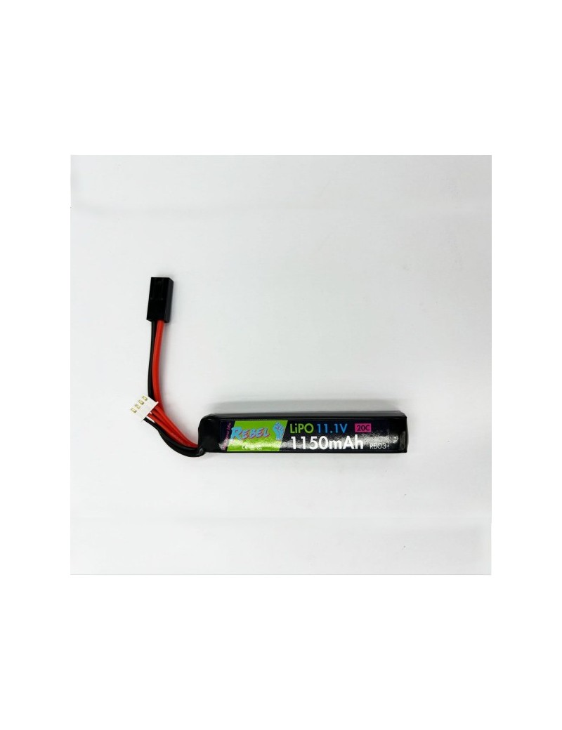 Rebel Precision 11.1v 1150mAh 20C LiPo Tamiya Stick Battery