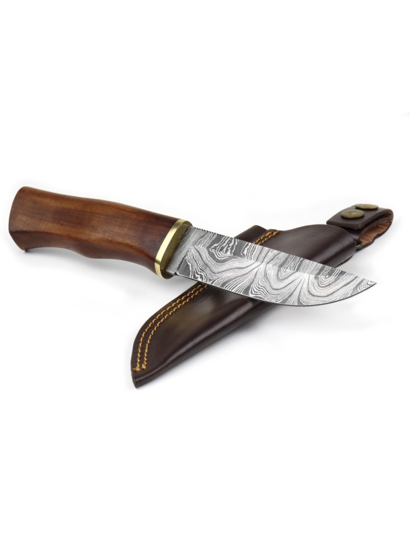 Njord Oskar Forged Damascus Steel Bushcraft Knife