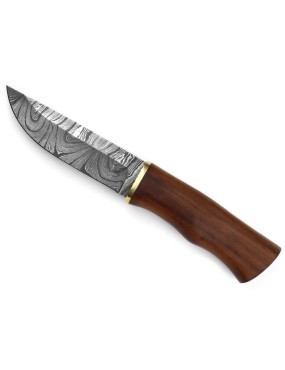 Njord Oskar Forged Damascus Steel Bushcraft Knife