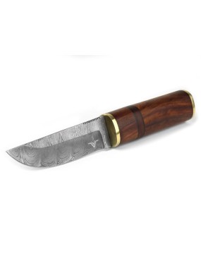 Njord Petri Forged Damascus Steel Puukko Knife