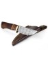 Njord Branda Forged Damascus Steel Hunter Knife