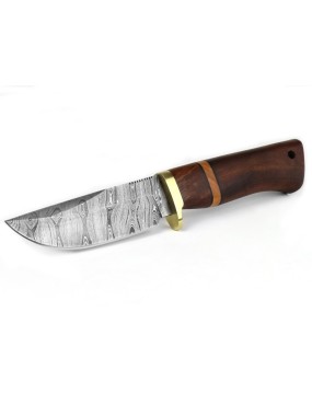 Njord Branda Forged Damascus Steel Hunter Knife