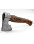Njord Skade Forged Damascus Steel Small Camp Axe