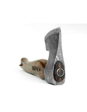 Njord Skade Forged Damascus Steel Small Camp Axe