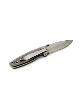 Whitby 2.5" Black Gun Metal Lock Knife
