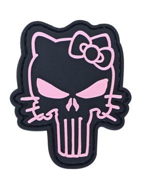 TPB Punisher Kitty Black & Pink PVC Patch