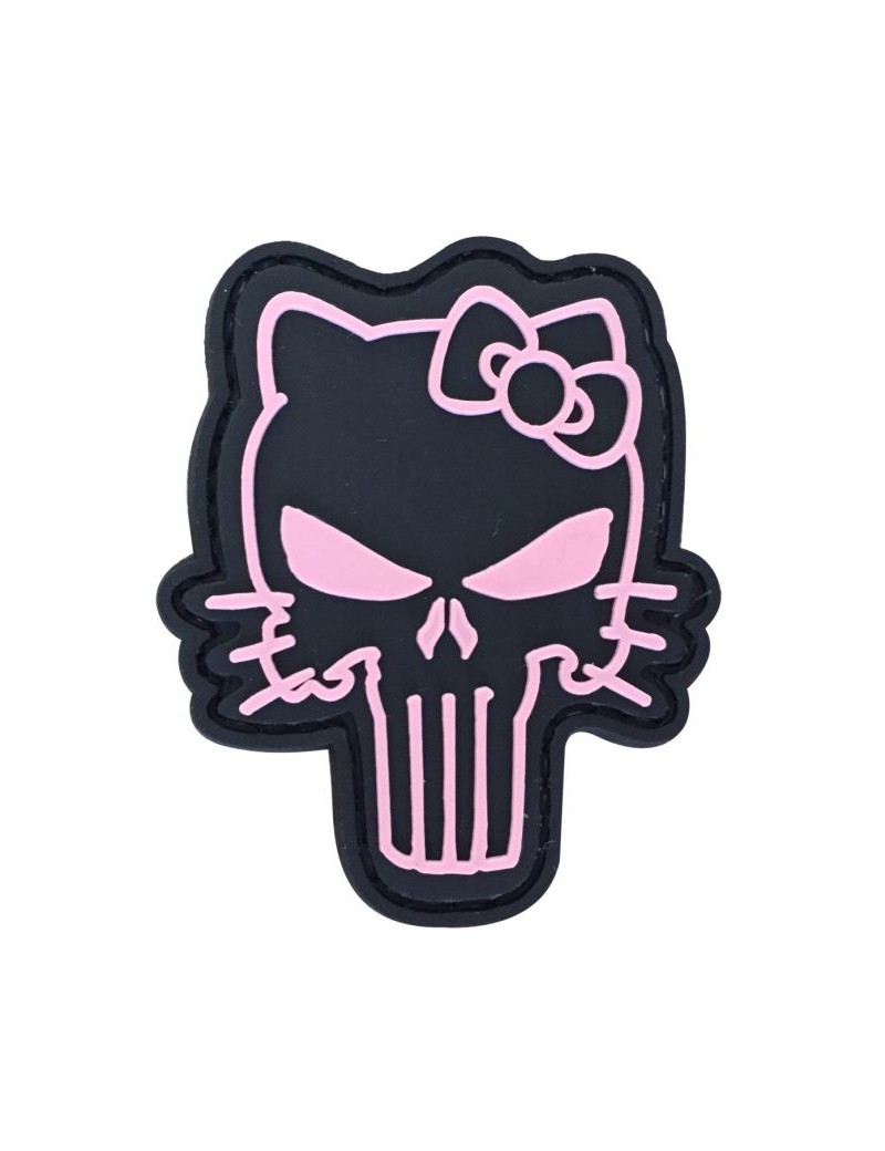 TPB Punisher Kitty Black & Pink PVC Patch