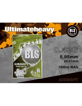 BLS Ultimate 0.43g Biodegradable BBs in 1000 Round Pouch