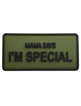 TPB Mama Says I'm Special PVC Patch in Green