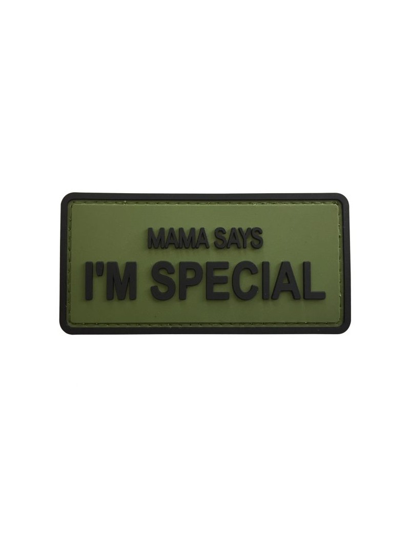TPB Mama Says I'm Special PVC Patch in Green