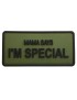 TPB Mama Says I'm Special PVC Patch in Green