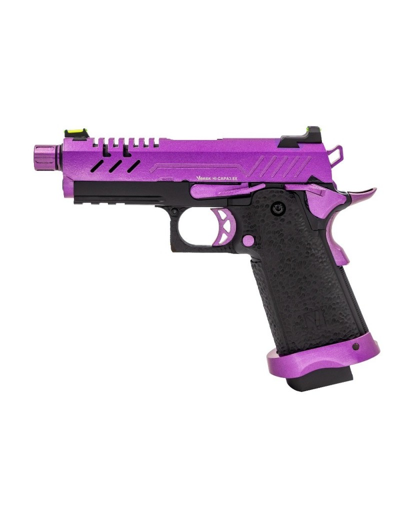 Vorsk Hi-Capa 3.8 Two Tone Purple/Black GBB Airsoft Pistol