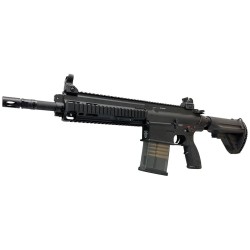 E&C 417A1 DMR AEG with 9" Rail & 12" Barrel - Black