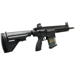 E&C 417A1 DMR AEG with 9" Rail & 12" Barrel - Black