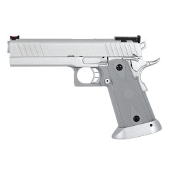 Army Custom R609 Silver Hi-Capa 5.1 GBB Airsoft Pistol