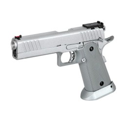 Army Custom R609 Silver Hi-Capa 5.1 GBB Airsoft Pistol