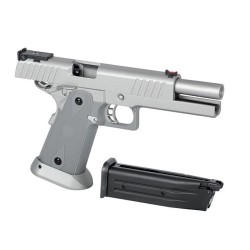 Army Custom R609 Silver Hi-Capa 5.1 GBB Airsoft Pistol