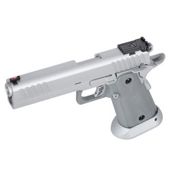 Army Custom R609 Silver Hi-Capa 5.1 GBB Airsoft Pistol