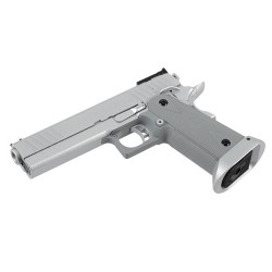 Army Custom R609 Silver Hi-Capa 5.1 GBB Airsoft Pistol