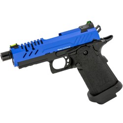 Vorsk Hi-Capa 3.8 Two Tone Blue/Black GBB Airsoft Pistol
