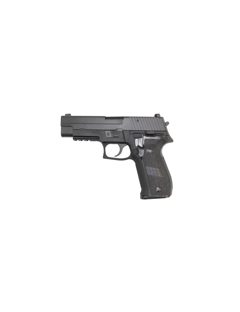 WE F226 Sig Sauer P226 GBB Pistol with Tactical Rail