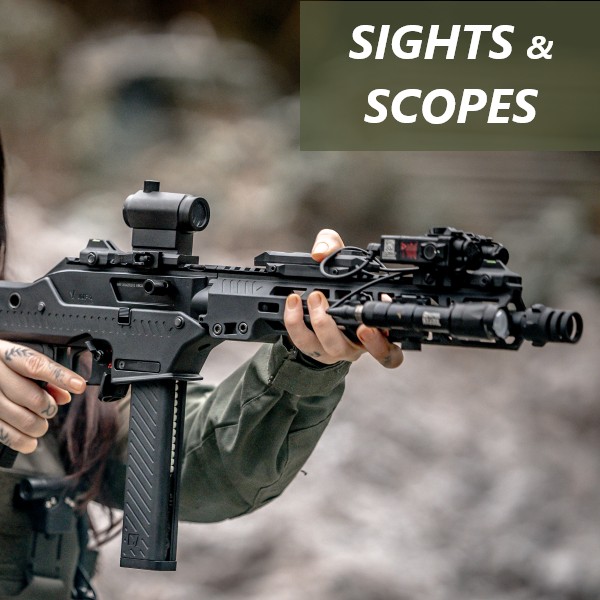 Airsoft Scopes, Sights, Red Dots, Lasers & Attachments