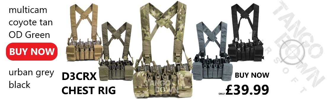 All New D3CRX Chest Rigs